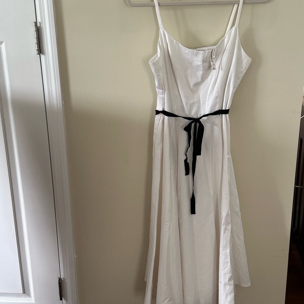 White House-Black Market White Sundress Size 10 NWT
